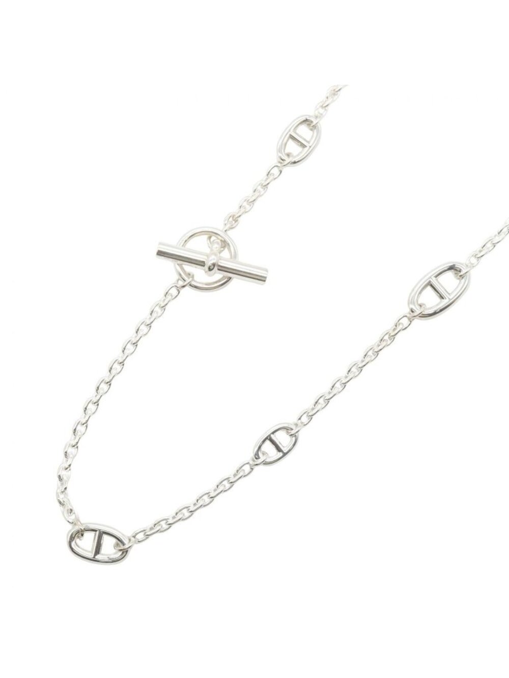 Hermes Necklace Chaine D'ancre Farandole 925 Sterling Silver